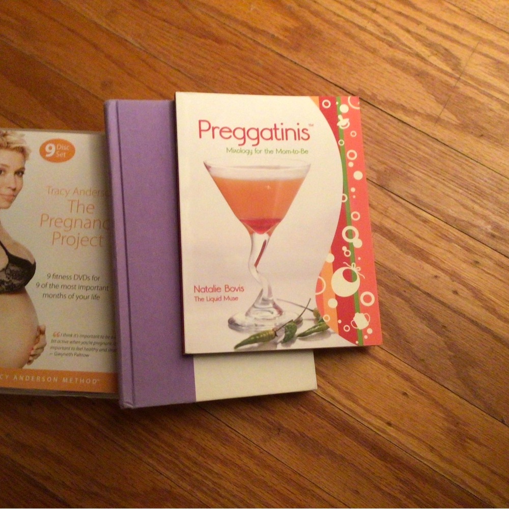 BUNDLE OF “3” FOR THE PREGNANT WOMAN-PREGGATINIS, BELLY LAUGHS, PREG PROJECT